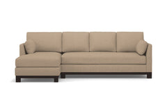 Avalon 2pc Sectional Sofa :: Leg Finish: Espresso / Configuration: LAF - Chaise on the Left