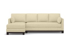 Avalon 2pc Sectional Sofa :: Leg Finish: Espresso / Configuration: LAF - Chaise on the Left