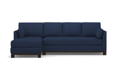 Avalon 2pc Sectional Sofa :: Leg Finish: Espresso / Configuration: LAF - Chaise on the Left