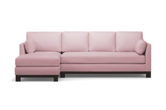 Avalon 2pc Sectional Sofa :: Leg Finish: Espresso / Configuration: LAF - Chaise on the Left