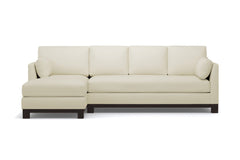 Avalon 2pc Sectional Sofa :: Leg Finish: Espresso / Configuration: LAF - Chaise on the Left