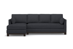 Avalon 2pc Sectional Sofa :: Leg Finish: Espresso / Configuration: LAF - Chaise on the Left