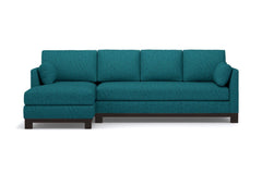 Avalon 2pc Sectional Sofa :: Leg Finish: Espresso / Configuration: LAF - Chaise on the Left