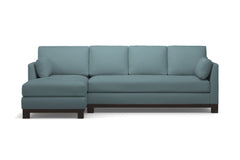 Avalon 2pc Sectional Sofa :: Leg Finish: Espresso / Configuration: LAF - Chaise on the Left