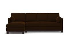 Avalon 2pc Sectional Sofa :: Leg Finish: Espresso / Configuration: LAF - Chaise on the Left