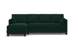 Avalon 2pc Sectional Sofa :: Leg Finish: Espresso / Configuration: LAF - Chaise on the Left