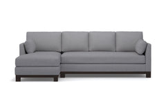 Avalon 2pc Sectional Sofa :: Leg Finish: Espresso / Configuration: LAF - Chaise on the Left