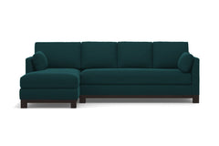 Avalon 2pc Sectional Sofa :: Leg Finish: Espresso / Configuration: LAF - Chaise on the Left