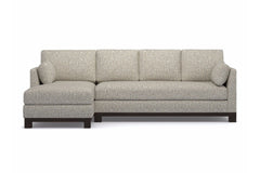 Avalon 2pc Sectional Sofa :: Leg Finish: Espresso / Configuration: LAF - Chaise on the Left