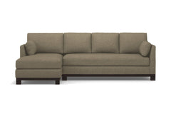 Avalon 2pc Sectional Sofa :: Leg Finish: Espresso / Configuration: LAF - Chaise on the Left