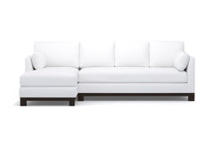 Avalon 2pc Sectional Sofa :: Leg Finish: Espresso / Configuration: LAF - Chaise on the Left