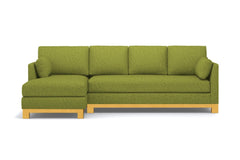 Avalon 2pc Sectional Sofa :: Leg Finish: Natural / Configuration: LAF - Chaise on the Left