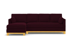 Avalon 2pc Sectional Sofa :: Leg Finish: Natural / Configuration: LAF - Chaise on the Left