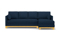 Avalon 2pc Sectional Sofa :: Leg Finish: Natural / Configuration: RAF - Chaise on the Right