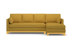 Avalon 2pc Sectional Sofa :: Leg Finish: Natural / Configuration: RAF - Chaise on the Right