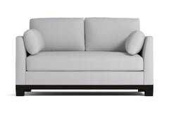 Avalon Apartment Size Sleeper Sofa Bed :: Leg Finish: Espresso / Sleeper Option: Memory Foam Mattress