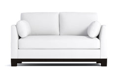 Avalon Apartment Size Sleeper Sofa Bed :: Leg Finish: Espresso / Sleeper Option: Memory Foam Mattress