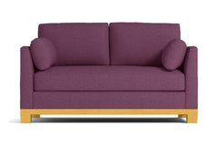 Avalon Apartment Size Sleeper Sofa Bed :: Leg Finish: Natural / Sleeper Option: Memory Foam Mattress