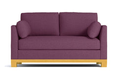 Avalon Twin Size Sleeper Sofa Bed :: Leg Finish: Natural / Sleeper Option: Deluxe Innerspring Mattress