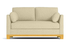 Avalon Apartment Size Sleeper Sofa Bed :: Leg Finish: Natural / Sleeper Option: Memory Foam Mattress