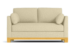 Avalon Twin Size Sleeper Sofa Bed :: Leg Finish: Natural / Sleeper Option: Memory Foam Mattress