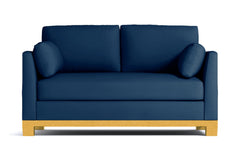 Avalon Apartment Size Sleeper Sofa Bed :: Leg Finish: Natural / Sleeper Option: Memory Foam Mattress