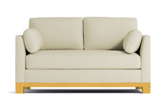 Avalon Apartment Size Sleeper Sofa Bed :: Leg Finish: Natural / Sleeper Option: Memory Foam Mattress