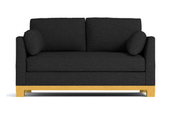 Avalon Twin Size Sleeper Sofa Bed :: Leg Finish: Natural / Sleeper Option: Memory Foam Mattress