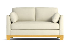 Avalon Twin Size Sleeper Sofa Bed :: Leg Finish: Natural / Sleeper Option: Memory Foam Mattress