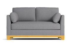 Avalon Twin Size Sleeper Sofa Bed :: Leg Finish: Natural / Sleeper Option: Deluxe Innerspring Mattress