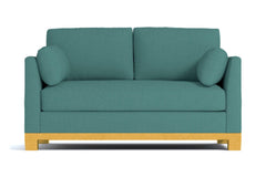 Avalon Apartment Size Sleeper Sofa Bed :: Leg Finish: Natural / Sleeper Option: Memory Foam Mattress