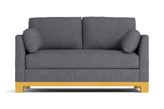 Avalon Twin Size Sleeper Sofa Bed :: Leg Finish: Natural / Sleeper Option: Deluxe Innerspring Mattress