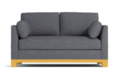 Avalon Twin Size Sleeper Sofa Bed :: Leg Finish: Natural / Sleeper Option: Memory Foam Mattress