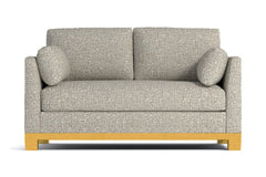 Avalon Apartment Size Sleeper Sofa Bed :: Leg Finish: Natural / Sleeper Option: Deluxe Innerspring Mattress