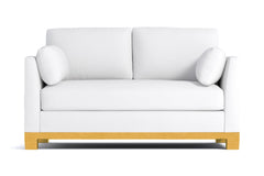 Avalon Apartment Size Sleeper Sofa Bed :: Leg Finish: Natural / Sleeper Option: Deluxe Innerspring Mattress