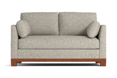 Avalon Apartment Size Sleeper Sofa Bed :: Leg Finish: Pecan / Sleeper Option: Memory Foam Mattress