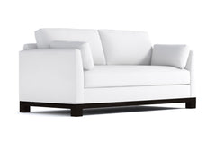 Avalon Queen Size Sleeper Sofa Bed :: Leg Finish: Espresso / Sleeper Option: Memory Foam Mattress