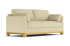 Avalon Queen Size Sleeper Sofa Bed :: Leg Finish: Natural / Sleeper Option: Memory Foam Mattress