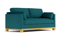 Avalon Queen Size Sleeper Sofa Bed :: Leg Finish: Natural / Sleeper Option: Memory Foam Mattress