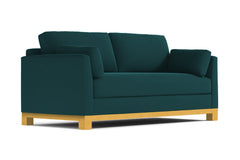 Avalon Queen Size Sleeper Sofa Bed :: Leg Finish: Natural / Sleeper Option: Memory Foam Mattress