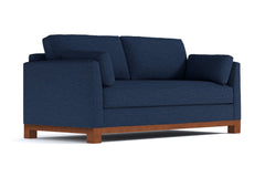 Avalon Queen Size Sleeper Sofa Bed :: Leg Finish: Pecan / Sleeper Option: Deluxe Innerspring Mattress