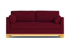 Avalon Queen Size Sleeper Sofa Bed :: Leg Finish: Natural / Sleeper Option: Memory Foam Mattress