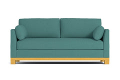 Avalon Queen Size Sleeper Sofa Bed :: Leg Finish: Natural / Sleeper Option: Memory Foam Mattress