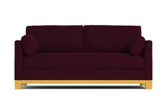 Avalon Queen Size Sleeper Sofa Bed :: Leg Finish: Natural / Sleeper Option: Memory Foam Mattress