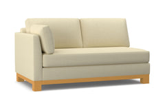 Avalon Left Arm Apartment Size Sofa :: Leg Finish: Natural / Configuration: LAF - Chaise on the Left