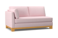 Avalon Left Arm Apartment Size Sofa :: Leg Finish: Natural / Configuration: LAF - Chaise on the Left