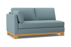 Avalon Left Arm Apartment Size Sofa :: Leg Finish: Natural / Configuration: LAF - Chaise on the Left