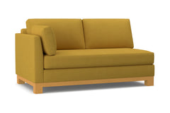 Avalon Left Arm Apartment Size Sofa :: Leg Finish: Natural / Configuration: LAF - Chaise on the Left