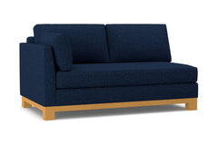 Avalon Left Arm Apartment Size Sofa :: Leg Finish: Natural / Configuration: LAF - Chaise on the Left