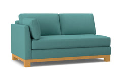 Avalon Left Arm Apartment Size Sofa :: Leg Finish: Natural / Configuration: LAF - Chaise on the Left